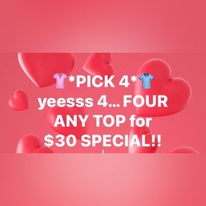Ladies PICK 4 TOP SALE